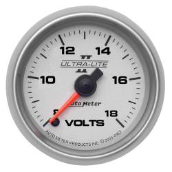 AutoMeter - AutoMeter 4991 Ultra-Lite II VoltMeter Gauge 8-18V 2-1/16" Digital Stepper Motor - Image 1