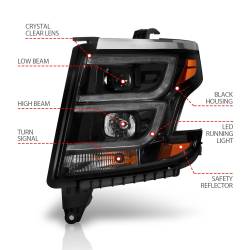 Anzo USA - Anzo USA 111492 Projector Headlight Set - Image 4