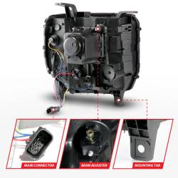 Anzo USA - Anzo USA 111450 Projector Headlight Set - Image 5