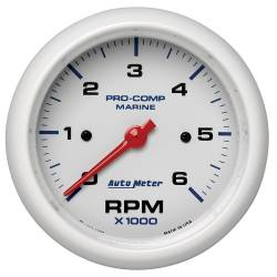 AutoMeter - AutoMeter 200752 Marine Tachometer - Image 1