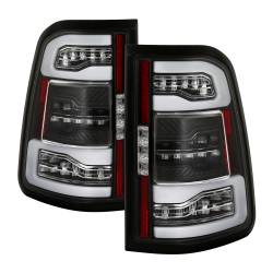 Spyder Auto - Spyder Auto 5087294 Black LED Taillights for 19-20 RAM 1500 - Image 1