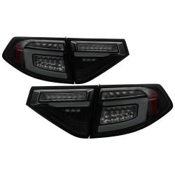 Spyder Auto - Spyder Auto 5086747 Black LED Taillights Smoke for 08-14 Subaru Impreza - Image 1