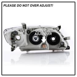 Spyder Auto - Spyder Auto 9943225 Halogen OE Headlights for 07-09 Toyota Camry - Image 6