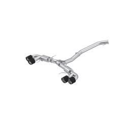 MBRP Exhaust - MBRP Exhaust S44073CF T304 3.5" Cat-Back Dual Split Rear for 09-24 GT-R 3.8L - Image 1