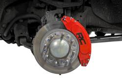 Rough Country Suspension Systems - Rough Country 71110-Bolt-On Fr/Rr Caliper Covers Red for 20-26 Silverado/Sierra - Image 1
