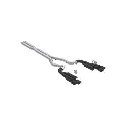 MBRP Exhaust - MBRP Exhaust S7282BLK Blk 3" Cat-Back Dual Rear Exit w/Muffler 24-26 Mustang GT - Image 1
