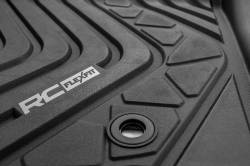Rough Country Suspension Systems - Rough Country Front/Rear Floor Liners Black for 16-23 Tacoma Double FF-71216 - Image 2