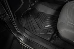 Rough Country Suspension Systems - Rough Country Front/Rear Floor Liners Black for 16-23 Tacoma Double FF-71216 - Image 3