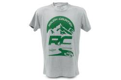 Rough Country Suspension Systems - Rough Country 84093SM T-Shirt RC Mountains HEATHER GRAY SM - Image 1