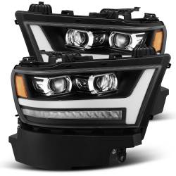 AlphaRex - AlphaRex 880515 Black Plank Projector Headlights for 19-24 RAM 1500 - Image 1