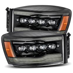 AlphaRex - AlphaRex 880538 Alpha Black LED Projector Headlights for 06-08 Dodge Ram - Image 1