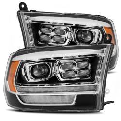 AlphaRex - AlphaRex 880523 Projector Headlighs Black for 09-18 RAM Truck - Image 1