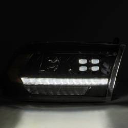 AlphaRex - AlphaRex 880524 Projector Headlighs Black for 09-18 RAM Truck - Image 2