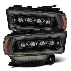 AlphaRex - AlphaRex 880552 Alpha Black LED Projector Headlights for 19-22 RAM 2500 - Image 1