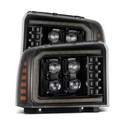 AlphaRex - AlphaRex 880318 Alpha Black LED Projector Headlights for 05-07 Ford Super Duty - Image 1
