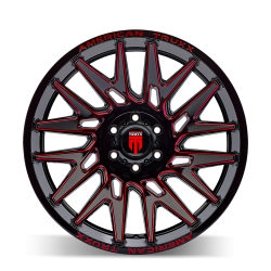 American Truxx - American Truxx AT1919 Evolution 22x12 8x170 -44mm Black/Red AT1919-22270BTR - Image 2
