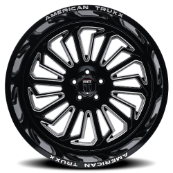 American Truxx - American Truxx AT1916 Butcher 20x12 6x135 -25mm Gloss Black/Milled AT1916-2236M - Image 3