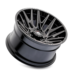 American Truxx - American Truxx AT1919 Evolution 22x12 6x135 -44mm Black/Milled AT1919-22236BM - Image 2
