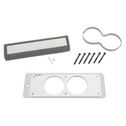 AutoMeter - AutoMeter 50105 Dual Gauge Cage Silver 2-5/8" for 87-93 Mustang Fox - Image 1