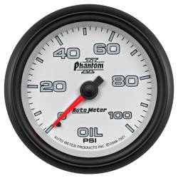 AutoMeter - AutoMeter 7821 Phantom II Mechanical Oil Pressure Gauge 0-100 PSI 2-5/8" - Image 1