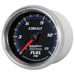 AutoMeter - AutoMeter 7911 Cobalt Mechanical Fuel Pressure Gauge 0-15 PSI 2-5/8" - Image 2