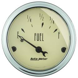 AutoMeter - AutoMeter 1816 Air-Core Antique Beige Fuel Level Gauge 73-10Ohm 2-1/16" - Image 1
