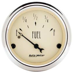 AutoMeter - AutoMeter 1818 Antique Beige Fuel Level Gauge - Image 1