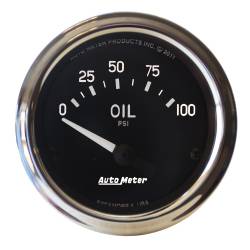 AutoMeter - AutoMeter 201014 Cobra Air Core Electric Oil Pressure Gauge 0-100PSI 2-1/16" - Image 1