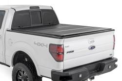 Rough Country Suspension Systems - Rough Country 47214550B Lo-Pro Hard Fold Tonneau Cover for 04-14 Ford F150 5.7' - Image 1