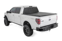 Rough Country Suspension Systems - Rough Country 47214550B Lo-Pro Hard Fold Tonneau Cover for 04-14 Ford F150 5.7' - Image 4