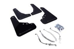 Rally Armor - Rally Armor MF25-UR-BLK/GRY Black Mud Flap Grey Logo - Image 1