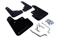 Rally Armor - Rally Armor MF31-UR-BLK/GRY Black Mud Flap Grey Logo - Image 1