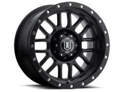 ICON Alloys - ICON Alloys Alpha 17x8.5 5x5.0 0mm Satin Black 1217857347SB - Image 1