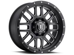 ICON Alloys - ICON Alloys Alpha 20x9 5x150 16mm Satin Black/Milled 1220905556SBMW - Image 2