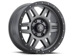 ICON Alloys - ICON Alloys Six Speed 17x8.5 5x5.0 -6mm Titanium 1417857345TT - Image 1