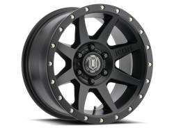 ICON Alloys - ICON Alloys Rebound 17x8.5 6x5.5 0mm Satin Black 1817858347SB - Image 1