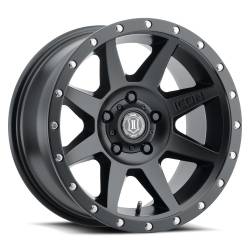 ICON Alloys - ICON Alloys Rebound 17x8.5 5x5.5 0mm Satin Black 1817858547SB - Image 1