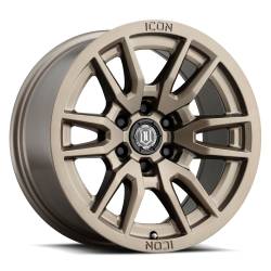 ICON Alloys - ICON Alloys Vector 6 17x8.5 6x120 0mm Bronze 2417859447BR - Image 1