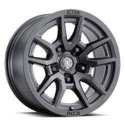 ICON Alloys - ICON Alloys 2617855557SB Vector 5 17x8.5 5x150 25mm Satin Black - Image 1