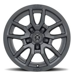 ICON Alloys - ICON Alloys 2617855557SB Vector 5 17x8.5 5x150 25mm Satin Black - Image 2
