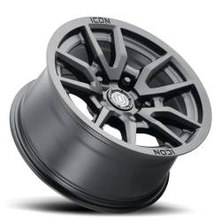 ICON Alloys - ICON Alloys Vector 5 17x8.5 5x5.0 -6mm Satin Black 2617857345SB - Image 3