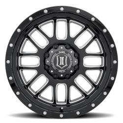 ICON Alloys - ICON Alloys Alpha 20x9 5x150 16mm Gloss Black/Milled 1220905556GBMW - Image 2