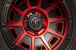 ICON Alloys - ICON Alloys Victory 17x8.5 6x135 6mm Satin Black/Red 3017856350SBRT - Image 6