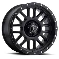 ICON Alloys - ICON Alloys Alpha 20x9 6x135 16mm Satin Black 1220906356SB - Image 1