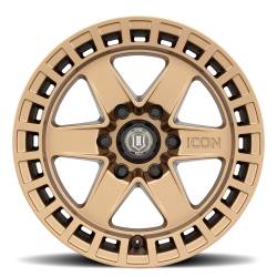 ICON Alloys - ICON Alloys 3417858347BS Raider 17x8.5 6x5.5 0mm Satin Brass - Image 6