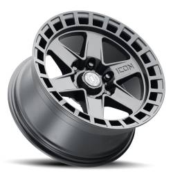 ICON Alloys - ICON Alloys Raider 17x8.5 6x5.5 0mm Satin Black 3417858347SB - Image 3