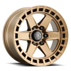 ICON Alloys - ICON Alloys Raider 17x8.5 6x120 0mm Satin Brass 3417859447BS - Image 2