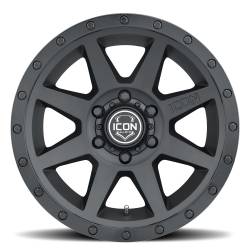 ICON Alloys - ICON Alloys Rebound 17x8.5 5x5.0 -6mm Black 1817857345DB - Image 5