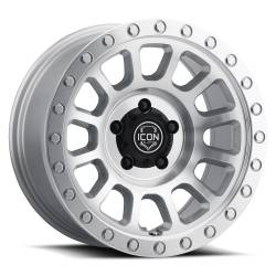 ICON Alloys - ICON Alloys Hulse 17x8.5 5x5.0 -6mm Silver/Machined 8017857345SM - Image 2