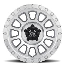 ICON Alloys - ICON Alloys Hulse 17x8.5 5x4.5 0mm Silver/Machined 8017856547SM - Image 3